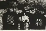 Viera Bombová, Fľaše, 1960, litografia na papieri