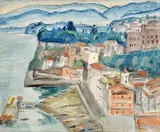 Prístav v Sorente by Ernest Zmeták, 1966, olej na plátne, sold Jun 2005