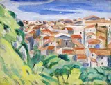 Cefalu by Ernest Zmeták, 1965, olej na plátne, sold Jun 2005