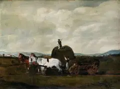 Gyula Rudnay, Z poľa, 1911, olej na plátne