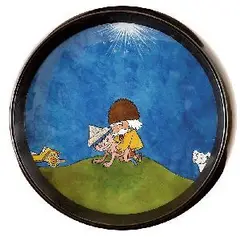 Cyril Blažo, Večer 2, 2003, akvarel, tuš na papieri