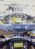 Ivan Dudáš, Game IV. (diptych), 2002, kombinovaná technika (nažehlovačka, výšivka, acetónová tlač) na bavlne