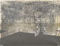 Rastislav Sedlačík, Small Grey Space, z cyklu Crossover, 2004, akryl na plátne