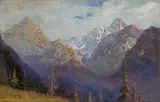 Karol Polónyi, Ráno v Tatrách, 1930, olej na plátne