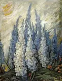 Topole by Žela Duchajová-švehlová, 1910, olej na plátne, sold Mar 2005