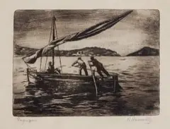 Viktor Hermély, Ragúza, 1930, lept na papieri