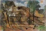Z Čáčova by Janko Alexy, 1945, pastel na papieri, sold Mar 2005