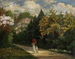 Erno Nagy, Na prechádzke, 1910, olej na plátne
