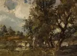 Herman Lipot, Kúpanie, 1920, olej na kartóne