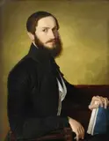 Jozef Božetech Klemens, Portrét muža, 1844, olej na plátne