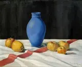 Edmund Gwerk, Zátišie s modrým džbánom