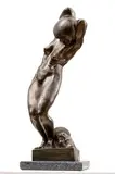 Ferdinand Gallasz, Salome, 0, bronz, mramorový podstavec
