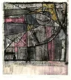 Detstvo II. by Katarína Alexyová-Fígerová, 2003, akryl na papieri, sold Nov 2004