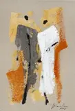 Milan Račko, Z cyklu „ Stretnutia“, 2003, akryl na kartóne