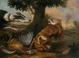 Frans Snyders, Poľovnícka scéna II., 1750, olej na plátne, dublované
