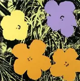 Andy Warhol, Flowers I., 0, farebná serigrafia na papieri