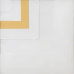 Eduard Antal, Kompozícia s oranžovou, 1969, kombinovaná technika na sololite