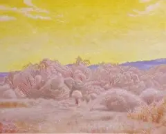 Bohdan Hostiňák, Arkádia, 1999, olej na plátne