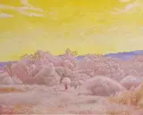 Bohdan Hostiňák, Arkádia, 1999, olej na plátne