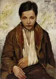 Dionýz Holesch, Portrét chlapca, 1929, olej na kartóne