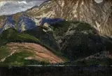 Pohľad na Tatry by Nándor Katona, 1912, olej na plátne, sold Oct 2004