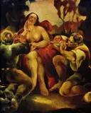 Július Flache, Koncert v prírode, 1933, olej na plátne