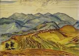 Roháče by Martin Benka, 1938, olej na preglejke, sold Oct 2004
