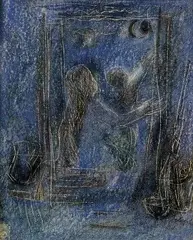 Teodor Tekel, Videnie, 1960, pastel na papieri