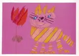 Katarína Barboráková, Mačka, 0, voskový pastel na papieri