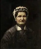 Francois Vuillerment Charles, Portrét staršej dámy v šedom, 1878, olej na plátne