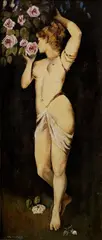 H. Simeon, Ženský akt II., 1920, olej na plátne dublované na sololite
