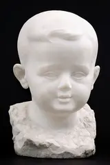 Jan Tříska, Hlava chlapca, 1934, mramor