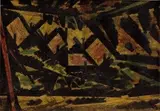 Alexander Szabó, Za mestom II., 1964, pastel na papieri