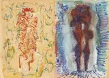 Peter Bartoš, Genéza A – B1,AB2, 1966, tempera na papieri