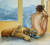 Róbert Bielik, Vysoké Tatry, 2004, olej na plátne