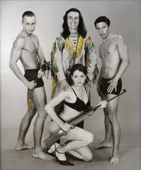 Peter Kalmus, Syn lovca manželiek, 2004, fotoakcia, ručne kolorovaná fotografia