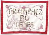 Mona Chisa Aneta, Triomphez du temp, 2003, výšivka na plátne, flitre
