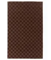 Herringbone, Château mocha rug, India, wool