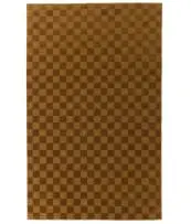 Herringbone, Château tobacco rug, India, wool
