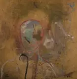 Simon Stone, Untitled (Abstracted Figure), 1992, oil on card