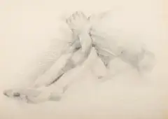 Willem Boshoff, Figure Study, 1972, pencil on paper