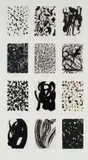 William Kentridge, Colour Chart II, 2012, linocut on handmade sisal-cotton paper
