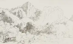 François Krige, Cogmanskloof Pass, near Montagu, Western Cape, etching on paper