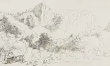 François Krige, Cogmanskloof Pass, near Montagu, Western Cape, etching on paper