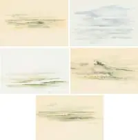 Lynette ten Krooden, Landscape, five, watercolour on paper