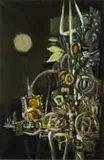 Normand Dunn, African Trident, acrylic on paper
