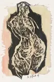 Mickey Korzennik, Nude, lithograph on paper