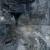 Elfriede Dreyer, Boom! Ting!, 2024, oil on canvas and sound
