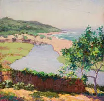 Edward Roworth, South Coast Scene, oil on board