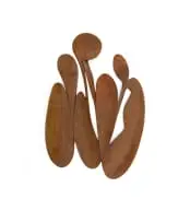 Geoffrey Armstrong, Simplified Botanical Form, carved wood